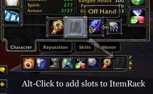 Аддон ItemRack для WoW 7.3.0
