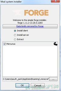 Как установить Minecraft Forge