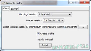 Fabric Mod Loader для Minecraft